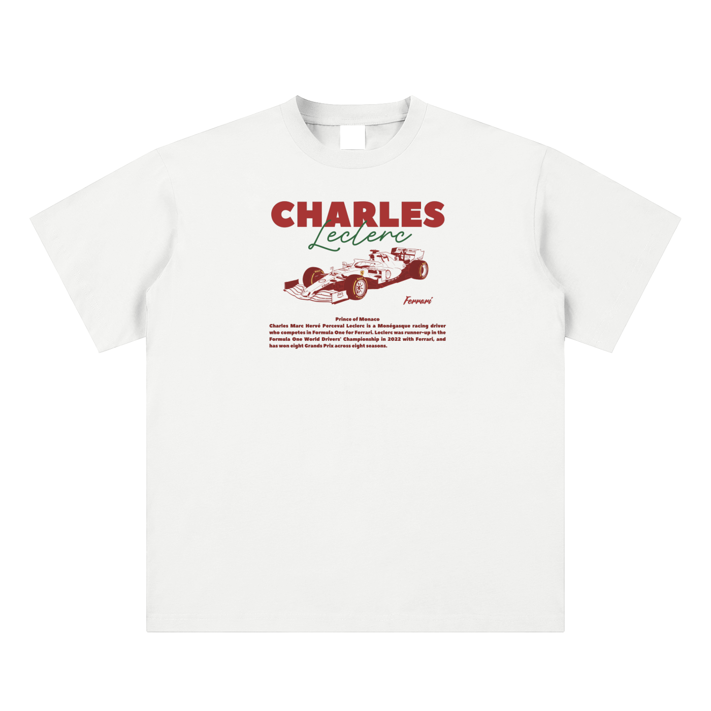 Charles Leclerc Wash T-shirt
