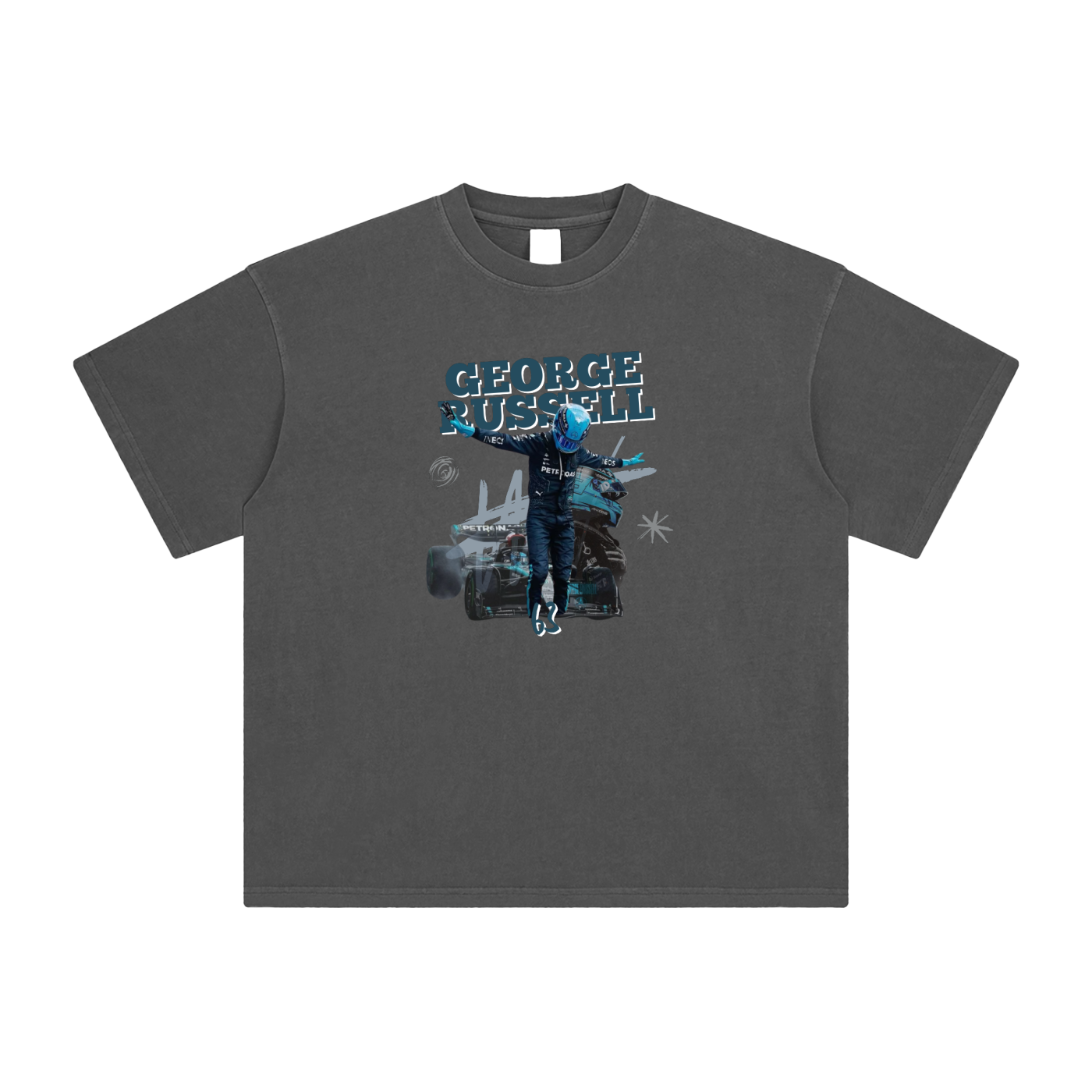 George Russell T Pose Washed T-Shirt