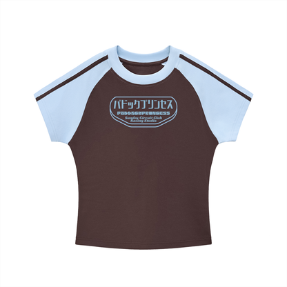 Paddock Princess Baby Tee- Blueberry Iced Mocha