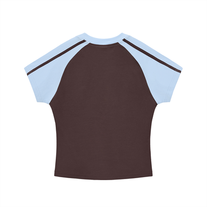 Paddock Princess Baby Tee- Blueberry Iced Mocha