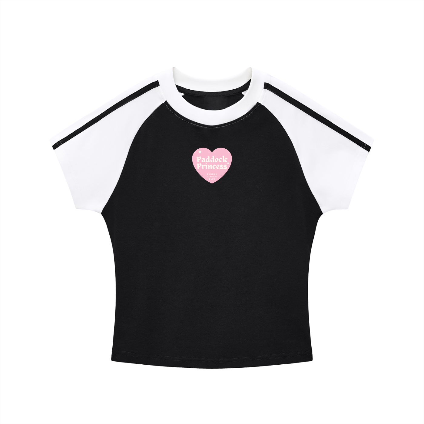 Paddock Princess Baby Tee - Iced Americano